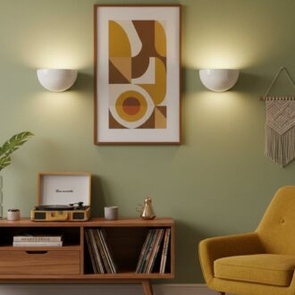 Pareja de apliques de cerámica años 70 6 1000462809