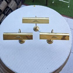 Apliques de Pared Vintage para Cuadros - Iluminación de Galería en Latón Dorado 8 1000462872