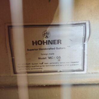 Guitarra Clásica Hohner MC-05 - Guitarra Española de Iniciación Alta Calidad 5 1000464143 scaled