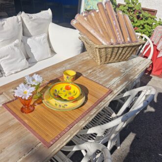 Salvamanteles de Bambú Natural con Borde de Tela 7 1000470905 scaled