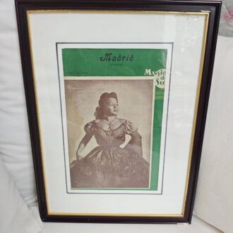 Portadas Antiguas Enmarcadas - Coleccionismo Musical Años 40-50 - Luis Mariano, Lolita Garrido y Agustín Lara 11 1000477012