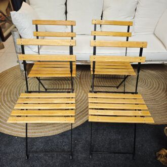 Set de 4 Sillas Plegables de Estilo Bistró Francés 7 1000477013