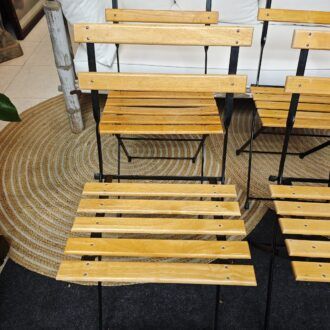 Set de 4 Sillas Plegables de Estilo Bistró Francés 11 1000477014