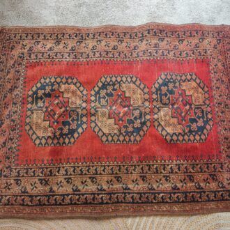 Alfombra Bukhara Artesanal Roja 6 1000478074