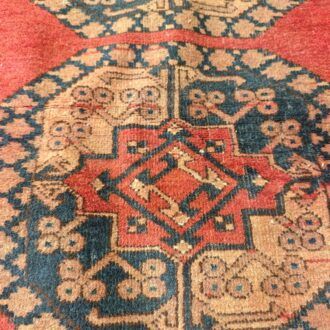 Alfombra Bukhara Artesanal Roja 7 1000478076