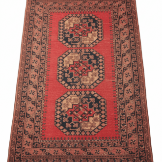 Alfombra Bukhara Artesanal Roja