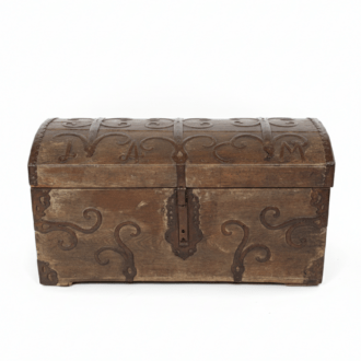 Cofre Antiguo Europeo del Siglo XIX