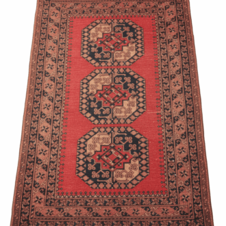 Alfombra Bukhara Artesanal Roja