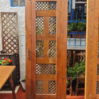 Puertas de madera maciza con celosía marroquí 8 1000478148