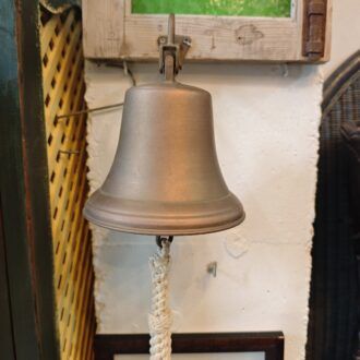 Campana de Pared en Bronce con Cordón Náutico 9 1000483184