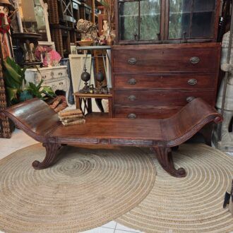 Banco Indonesio de Madera de Teca - Diván Estilo Colonial 9 1000483853