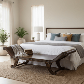 Banco Indonesio de Madera de Teca - Diván Estilo Colonial 8 1000483863