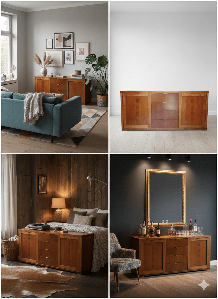 Aparador Buffet de Madera 3 Aparador Buffet de Madera - Imagen 3