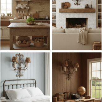 Aplique de Pared de Metal Dorado con Tulipas de Plumas 8 1000489839 1