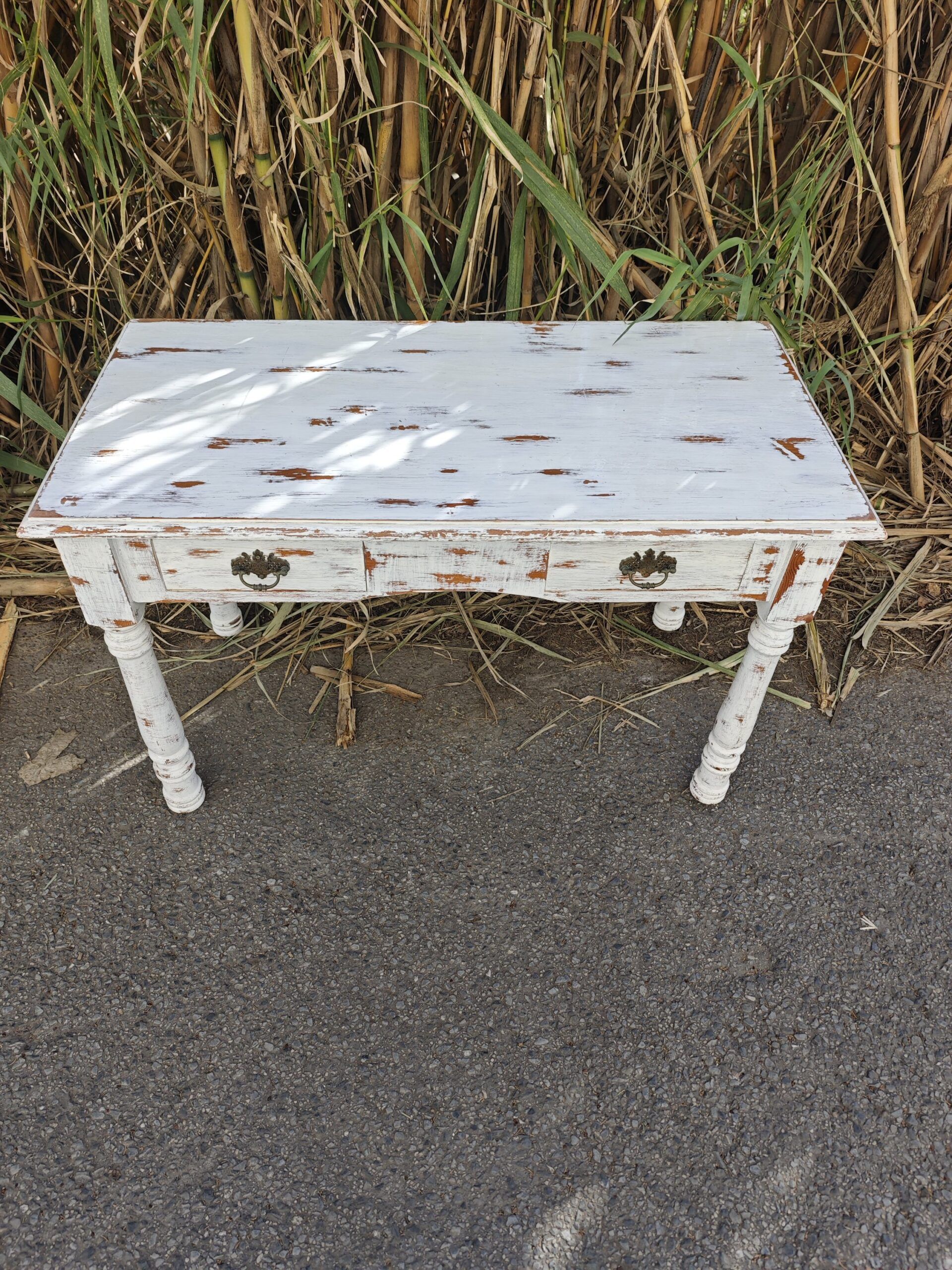 Mesa escritorio Blanco Shabby Chic 6 Mesa escritorio Blanco Shabby Chic - Imagen 6