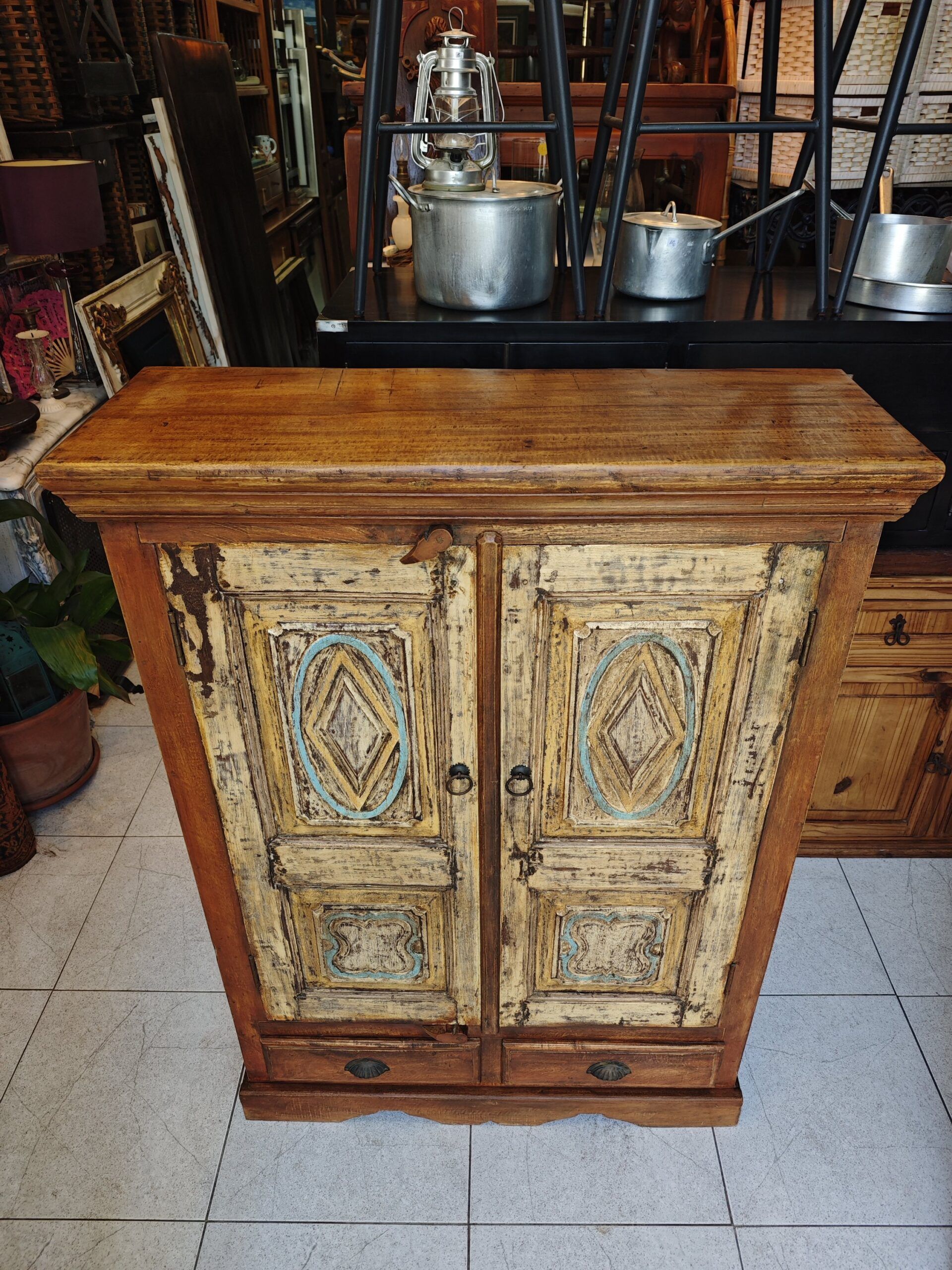 Alacena India de Madera de mango 7 Alacena India de Madera de mango - Imagen 7