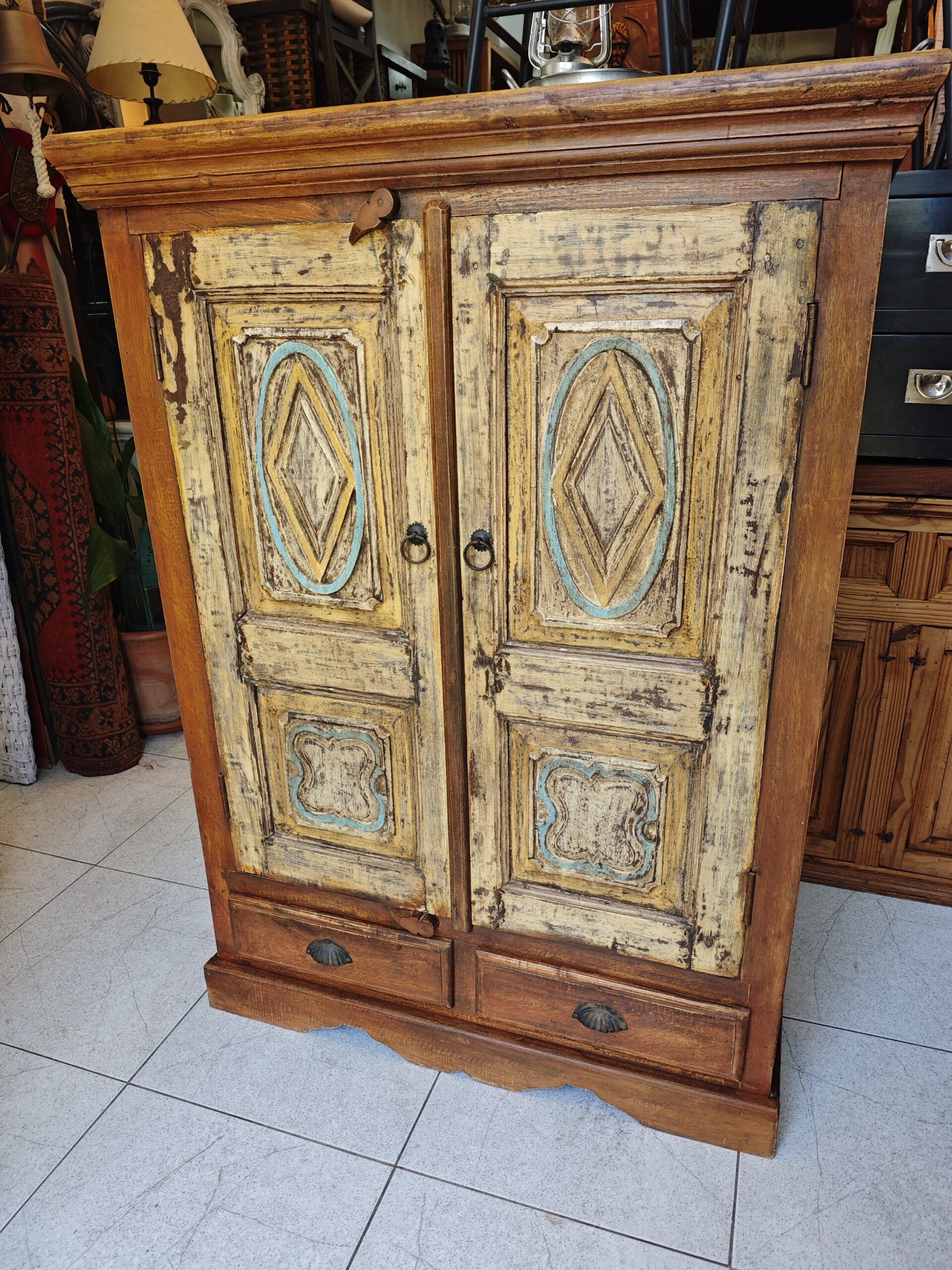 Alacena India de Madera de mango 4 Alacena India de Madera de mango - Imagen 4