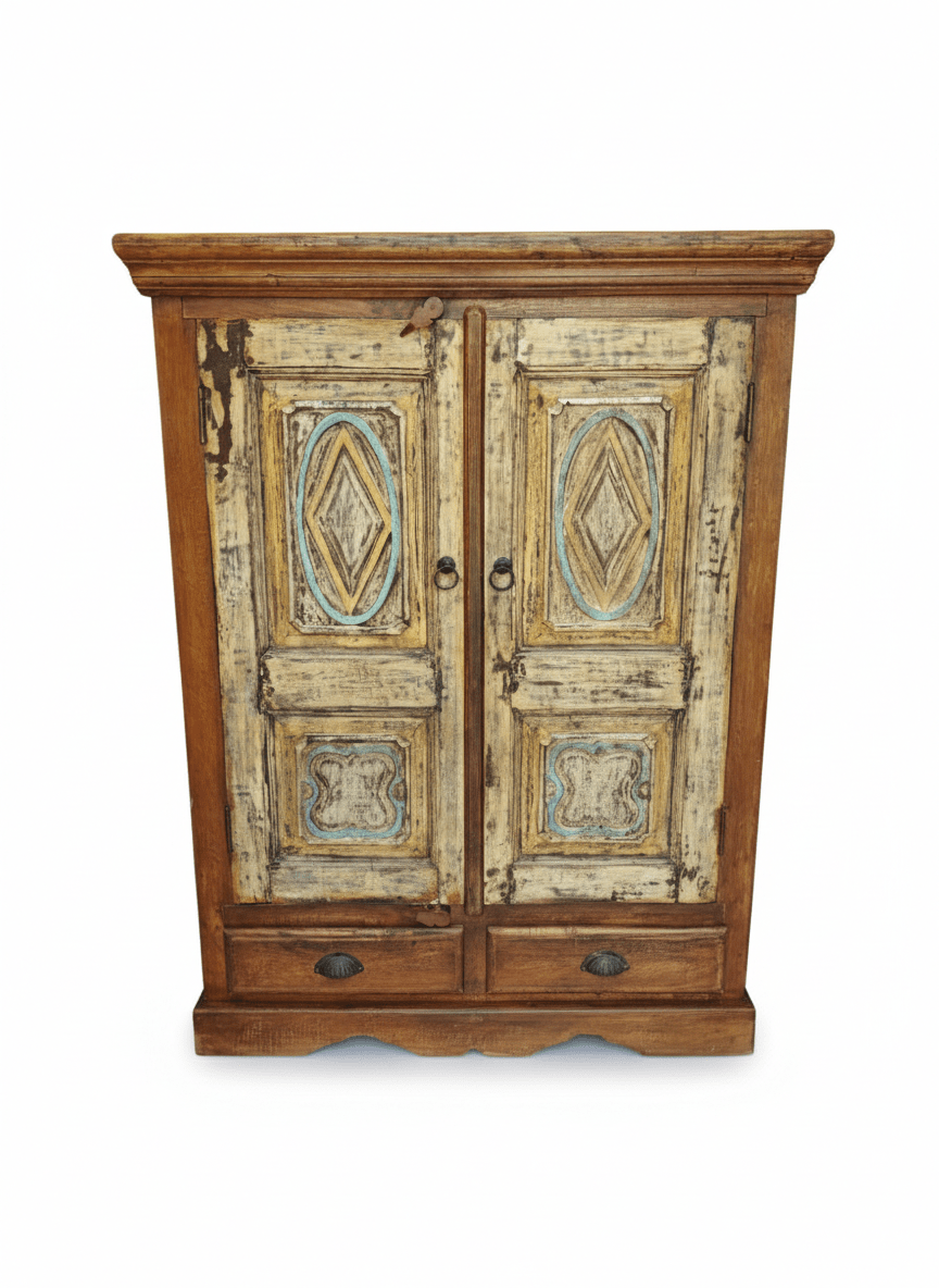 Alacena India de Madera de mango 1 Alacena India de Madera de mango