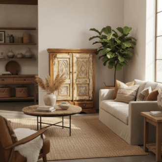 Alacena India de Madera de mango 11 1000490484