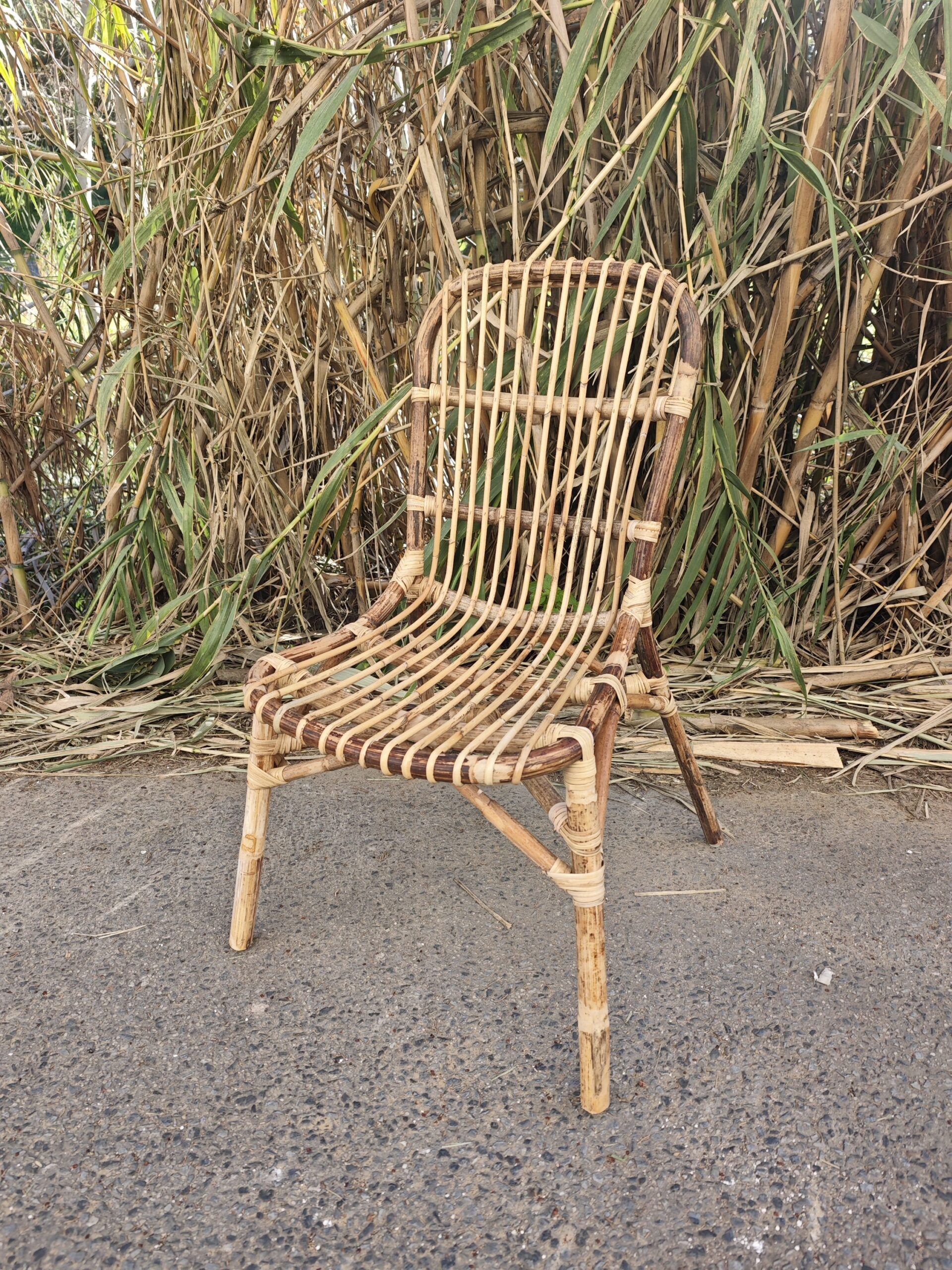 Silla de Bambú Natural Artesanal 2 Silla de Bambú Natural Artesanal - Imagen 2