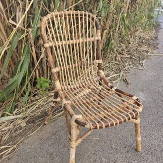 Silla de Bambú Natural Artesanal 8 1000493317