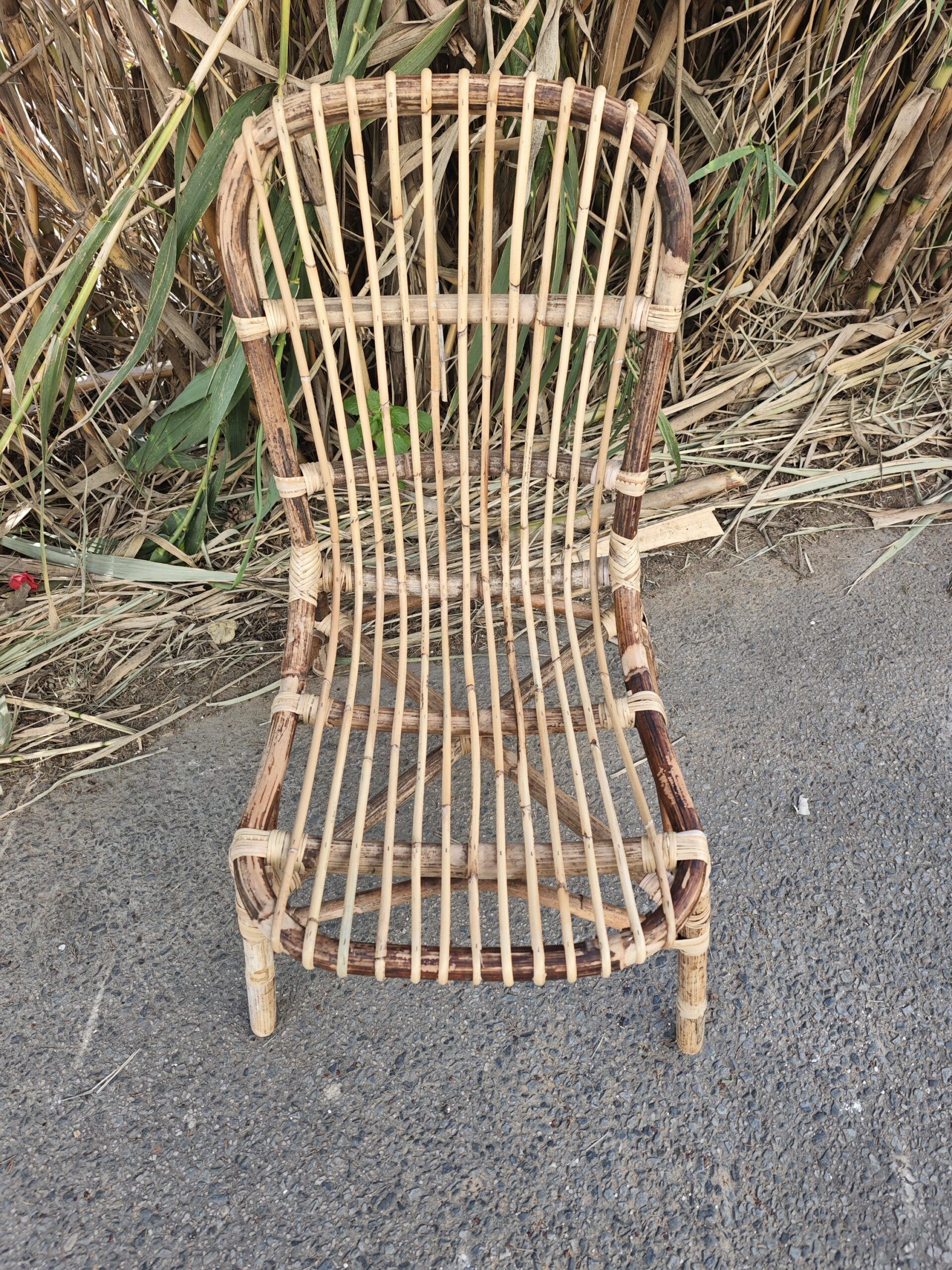 Silla de Bambú Natural Artesanal 5 Silla de Bambú Natural Artesanal - Imagen 5