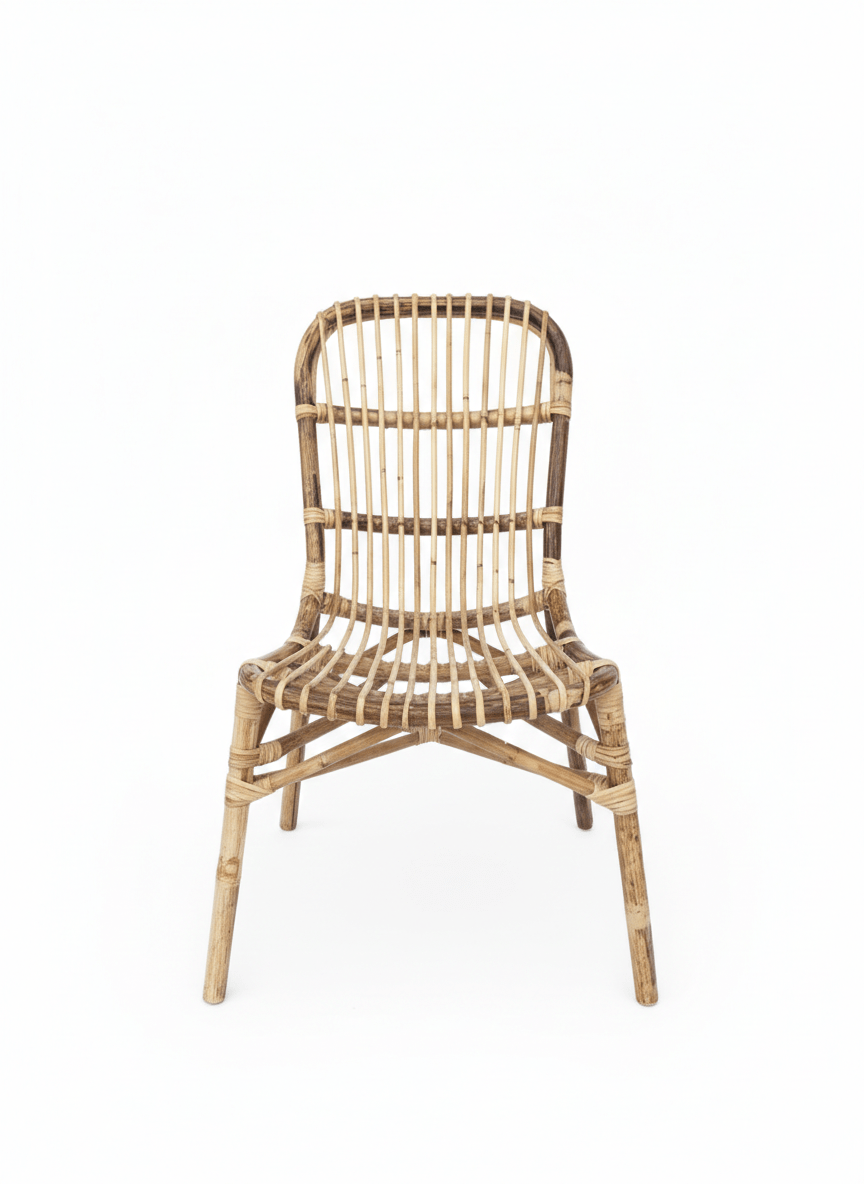 Silla de Bambú Natural Artesanal 1 Silla de Bambú Natural Artesanal