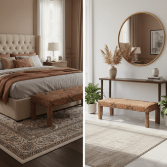 Banco Descalzador Vintage Tapizado 8 1000493639