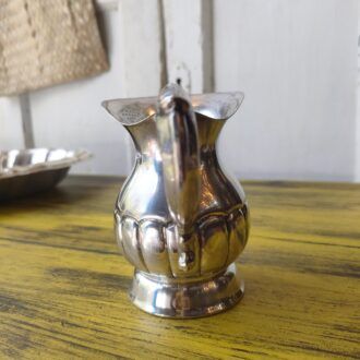 Vintage Silver Alpaca Jug with Fluted Design 7 1000471190