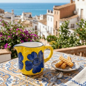 Jarra cremera/lechera pintada a mano 9 1000499010 1