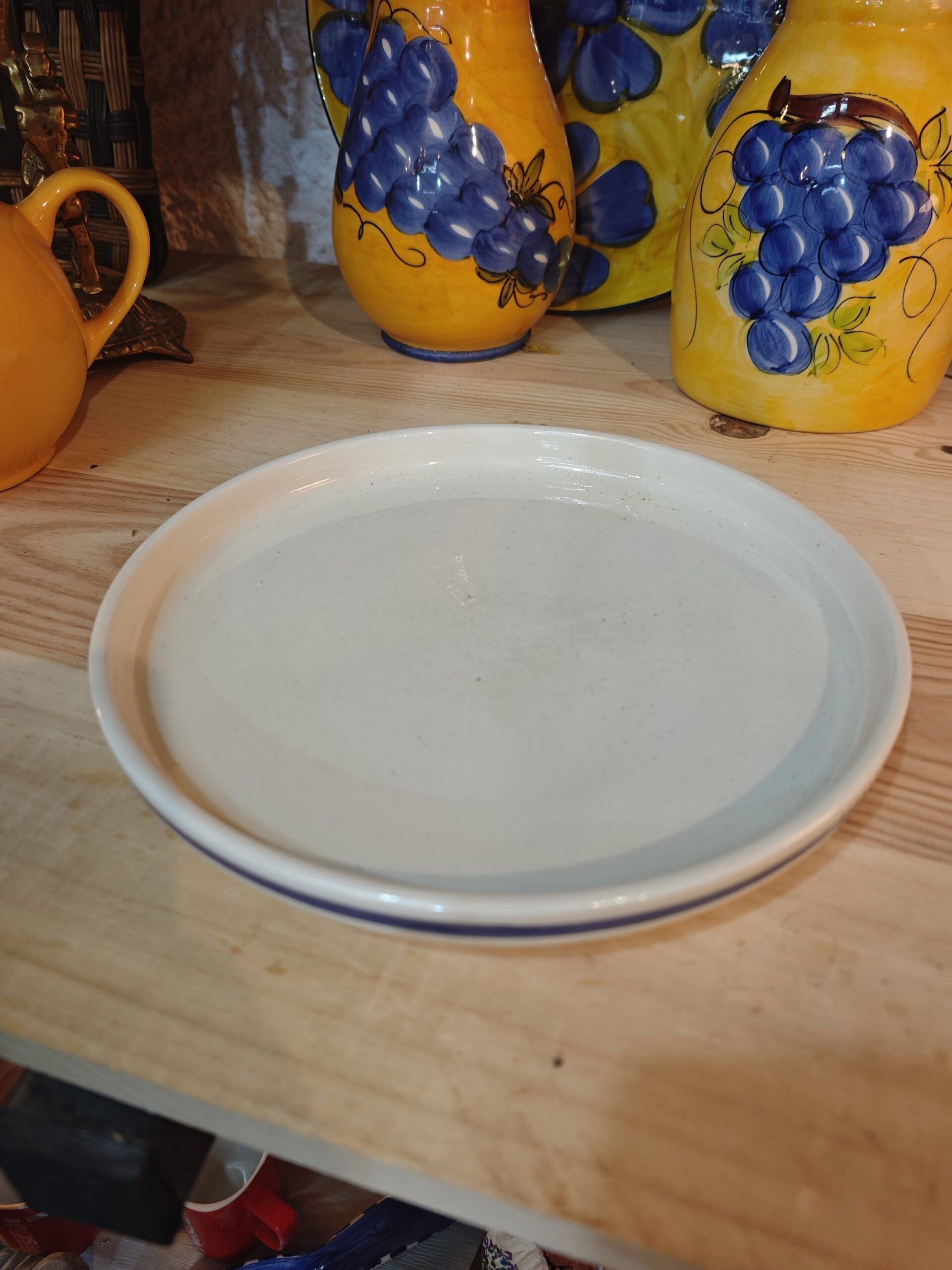 Quesera Artesanal Española "Racimo de Uvas" - Pintada a Mano. 3 Quesera Artesanal Española "Racimo de Uvas" - Pintada a Mano. - Imagen 3