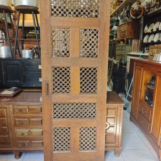 Puerta de Celosía Marroquí en Madera Maciza con Herrajes de Forja 9 1000499688
