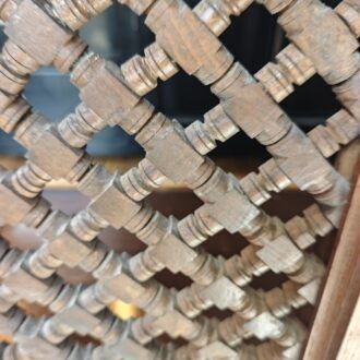 Puerta de Celosía Marroquí en Madera Maciza con Herrajes de Forja 8 1000499689