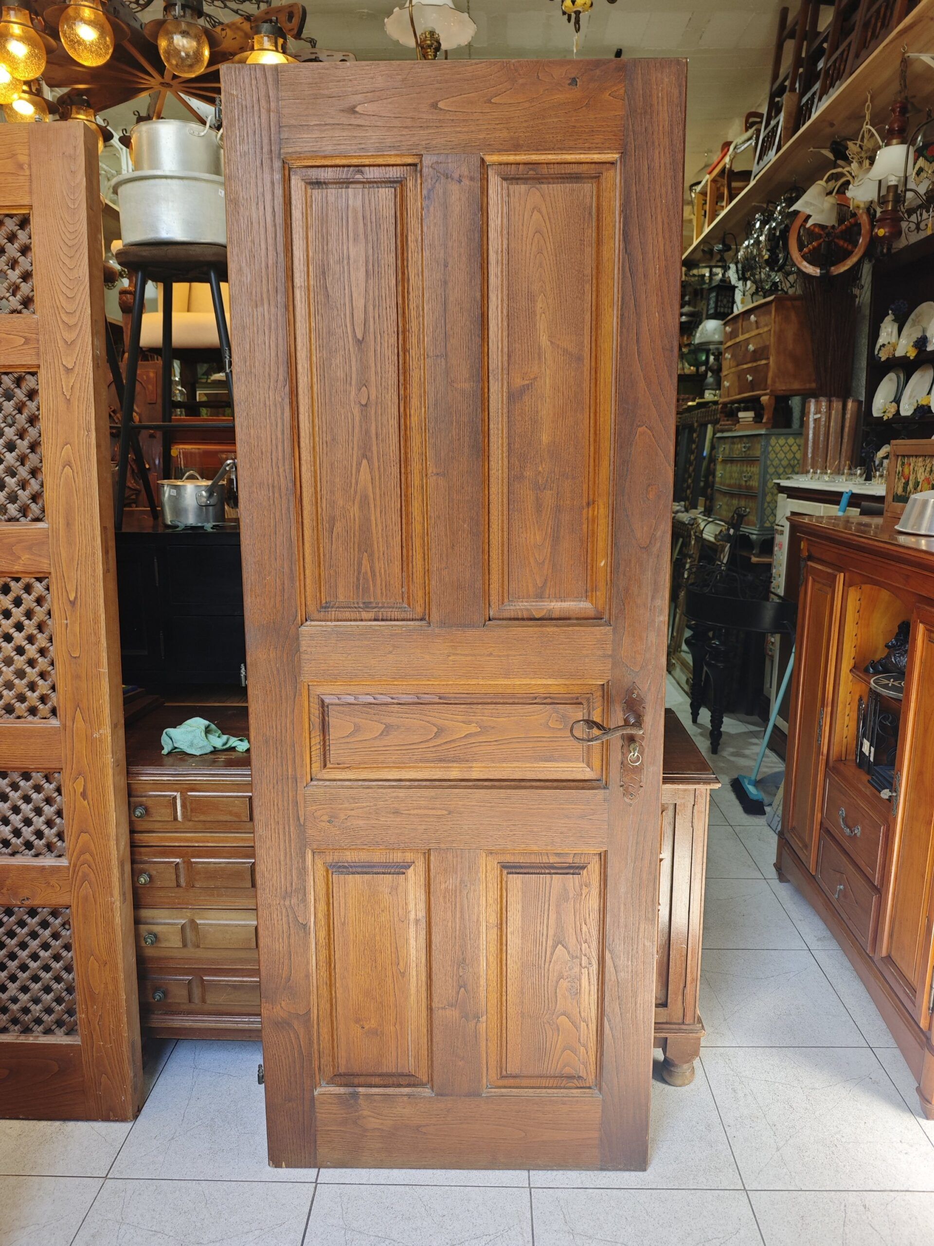 Puerta de Madera Maciza de Castaño 2 Puerta de Madera Maciza de Castaño - Imagen 2