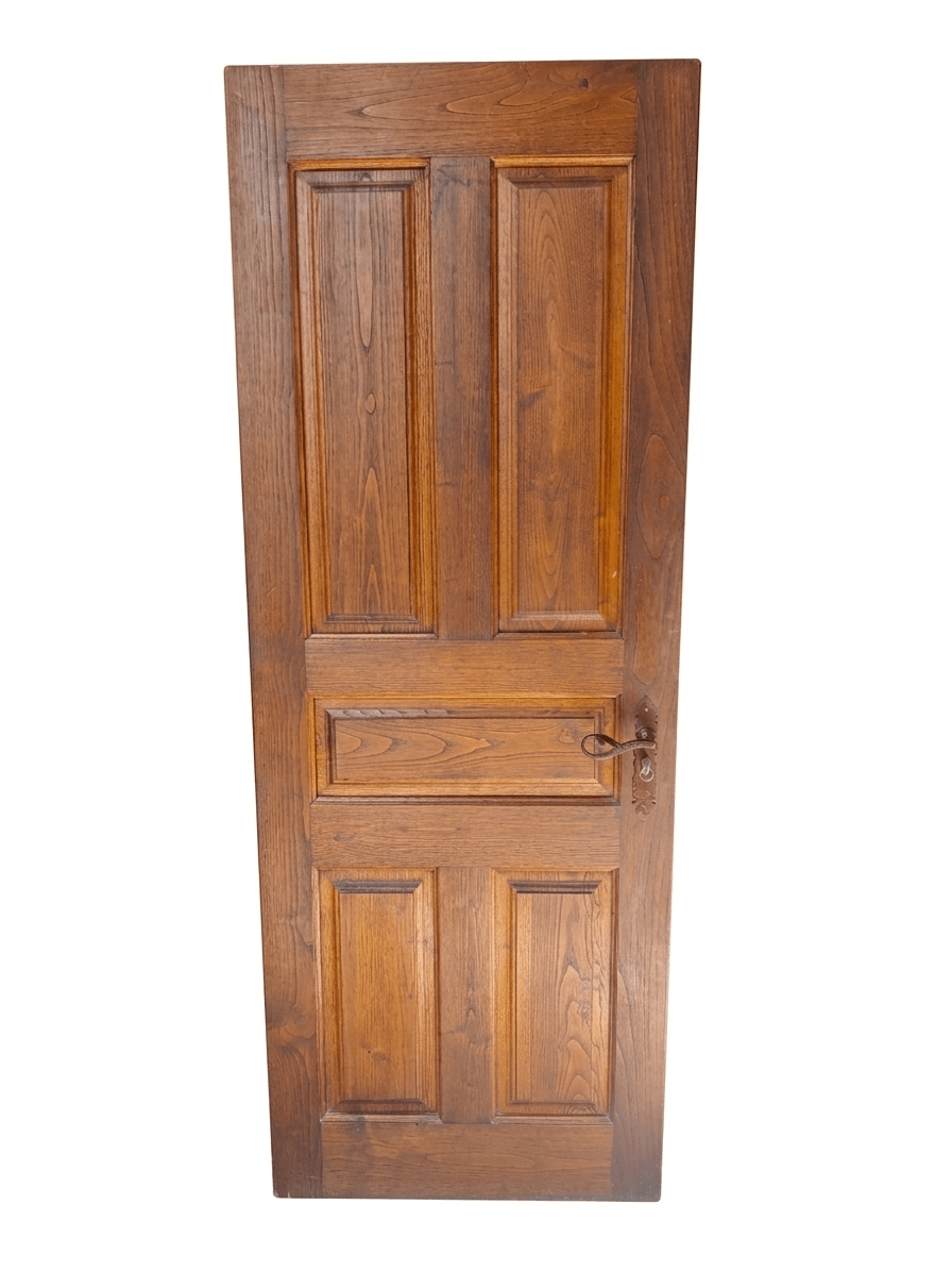 Puerta de Madera Maciza de Castaño 1 Puerta de Madera Maciza de Castaño