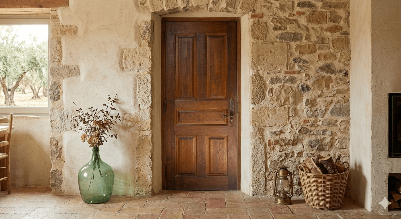 Puerta de Madera Maciza de Castaño 5 Puerta de Madera Maciza de Castaño - Imagen 5