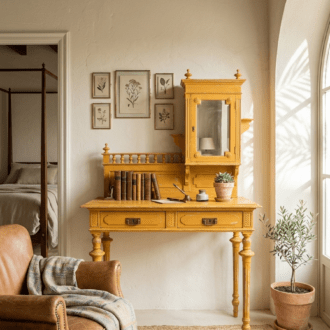 Tocador Eduardiano "Bonheur du Jour" - Siglo XIX/XX 11 1000505703