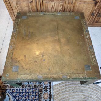 Mesa de Centro Rodolfo Dubarry Años 70 - Latón Firmada 10 1000506173