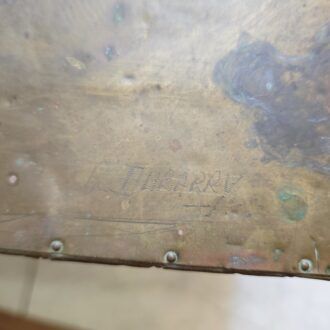 Mesa de Centro Rodolfo Dubarry Años 70 - Latón Firmada 9 1000506176