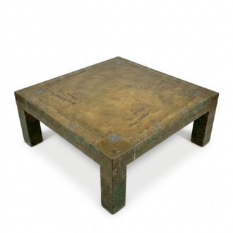 Mesa de Centro Rodolfo Dubarry Años 70 - Latón Firmada