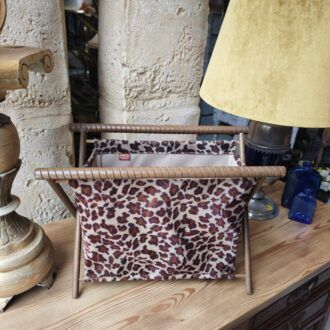 Revistero Vintage Plegable con Estampado de Leopardo 8 1000506626