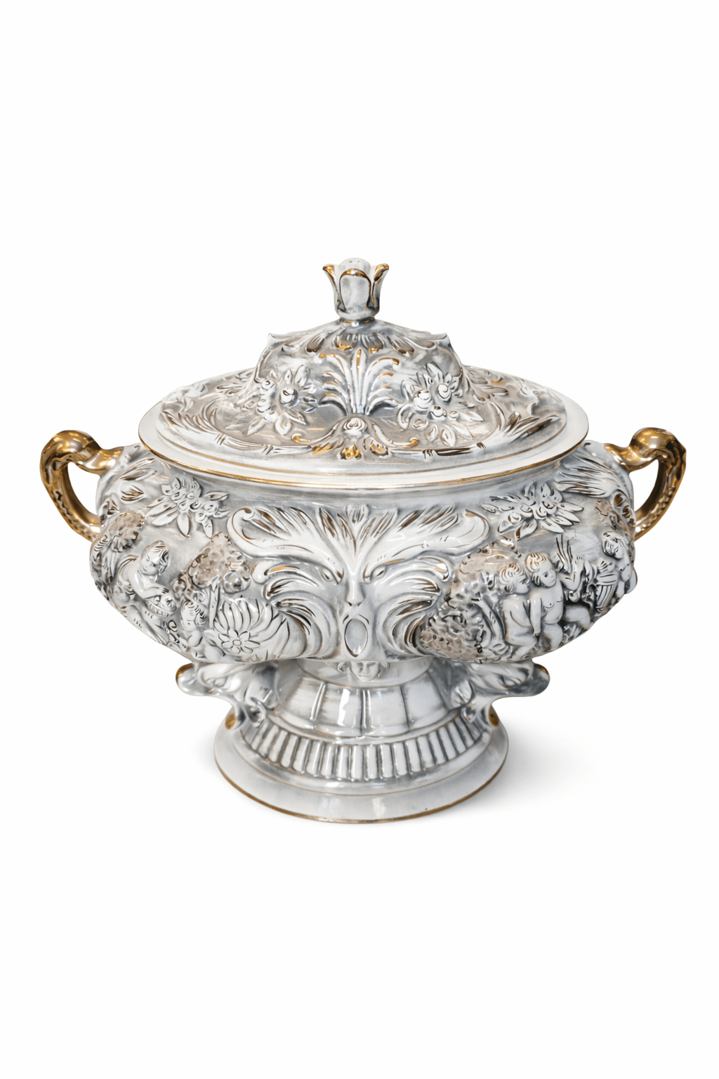 Porcelain soup bowl Pereiras Valado Sopera de Porcelana