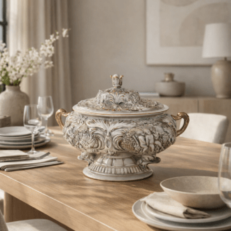 Porcelain soup bowl Pereiras Valado 8 1000507185