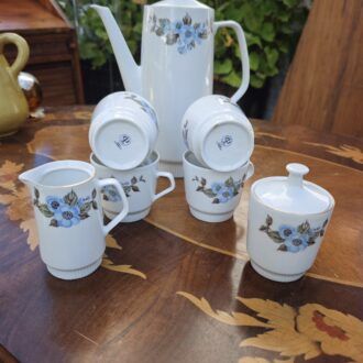 Juego de Café Vintage Alemán CP Colditz - Porcelana de Sajonia 4 1000507879