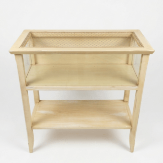 Vitrina Mostrador Rústica con Malla de Gallinero