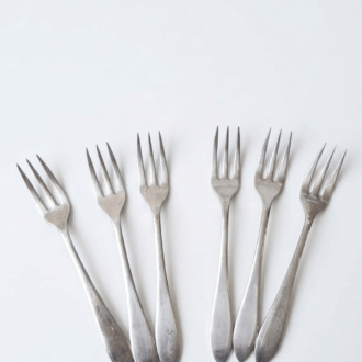 Silver Alpaca Dessert Forks