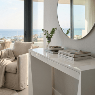 Consola Moderna Blanca Brillo 9 1000511041