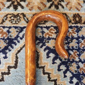 Handcrafted Command Staff in Carved Wood 8 1000511461