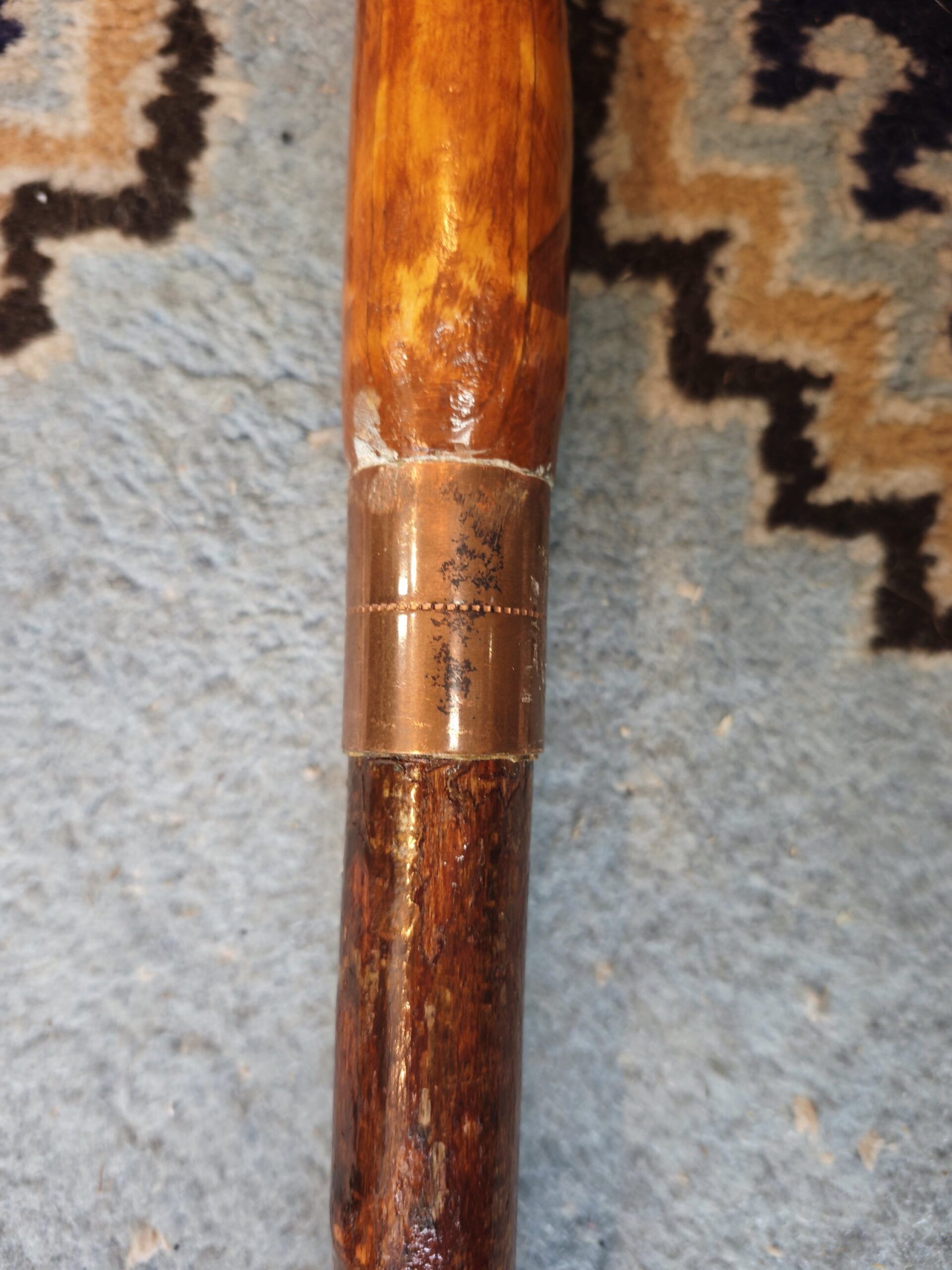 BHandcrafted Command Staff in Carved Wood3Image Bastón de Mando Artesanal en Madera tallada - Image 3