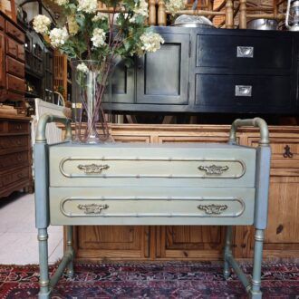 Cómoda Auxiliar "Faux Bamboo" Años 70 7 1000512858